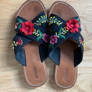 Soludos embroidered sandals